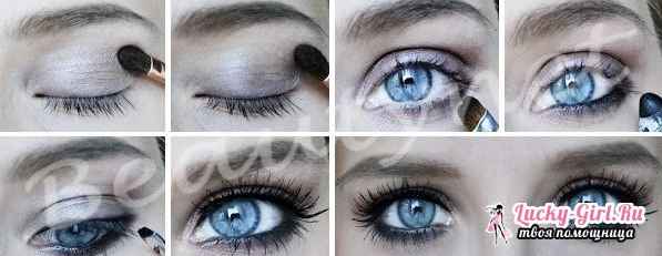 Как правильно сделать дневной макияж для голубых глаз