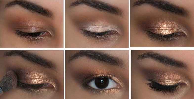 Как сделать повседневный макияж для карих глаз фото