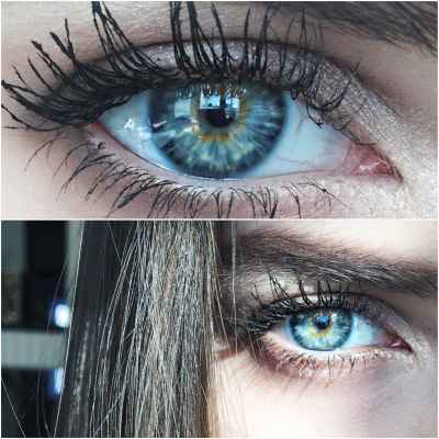 Дневной нежный макияж для голубых глаз