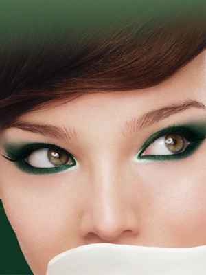 Макияж для крашенной блондинки цветотипа лето с орехо зелеными глазами