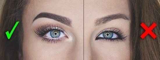 Как красить зеленые глаза чтобы они казались больше