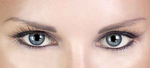 Макияж для голубых глаз для увеличения глаз