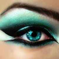 Макияж для зеленых глаз самый легкий