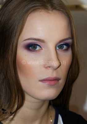 Как красить глаза фиолетовыми тенями