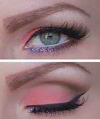 Как красить глаза фиолетовыми тенями
