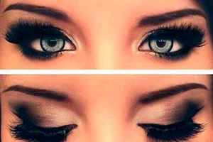 Как правильно красить глаза большие карие глаза