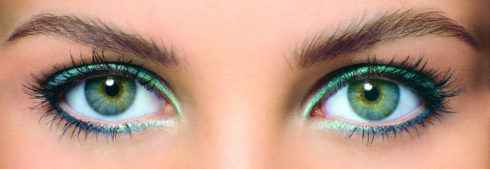 Как сделать легкий макияж для зелёных глаз