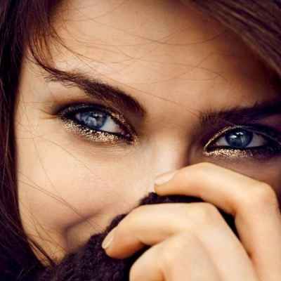 Простой макияж для голубых глаз на каждый день