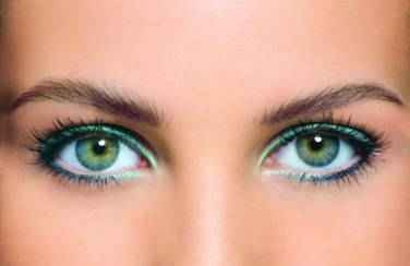 Как красить глаза тенями зеленые глаза