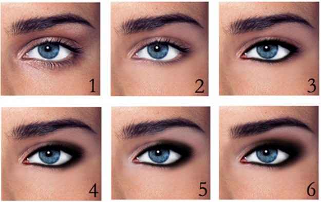Как правильно красить глаза тенями самой себе