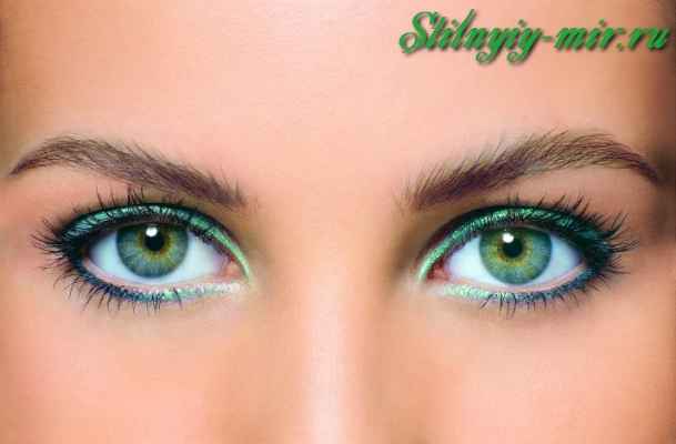 Красивый макияж для серо зеленых глаз фото