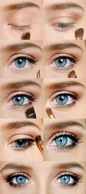 Как красить глаза домиком