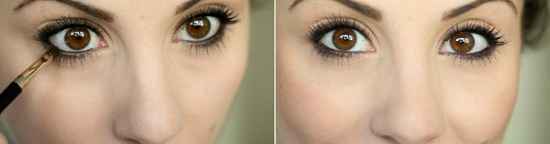 Как нанести макияж чтобы увеличить глаза
