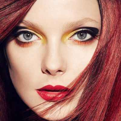 Красивый макияж для рыжих с зелеными глазами