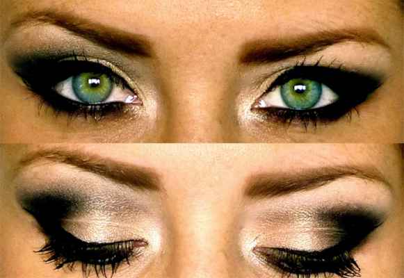 Видео макияж смоки айс для зеленых глаз