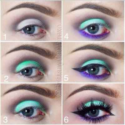 Как сделать легкий макияж для голубых глаз