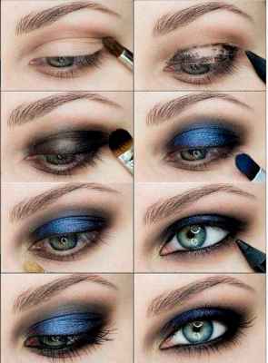 Как сделать легкий макияж для голубых глаз