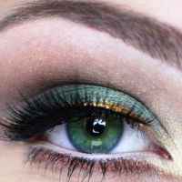 Простой макияж для серо зеленых глаз на каждый день