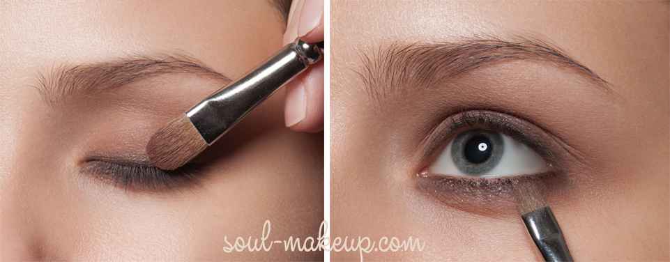 Как с помощью макияжа увеличить маленькие глаза видео