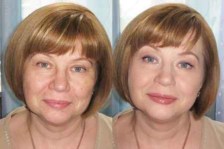 Макияж для голубых глаз на каждый день для женщин после 45 лет