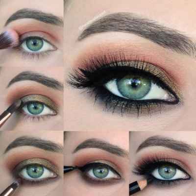 Как самой сделать вечерний макияж глаз