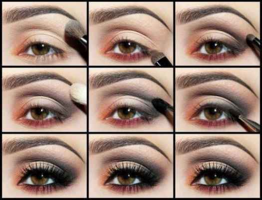 Как правильно красить глаза видео карие глаза