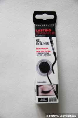 Гелевая подводка для глаз maybelline eyestudio lasting drama gel liner купить