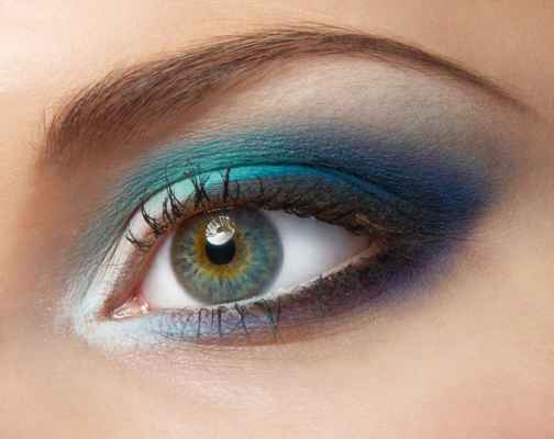 Макияж для увеличения зеленых глаз