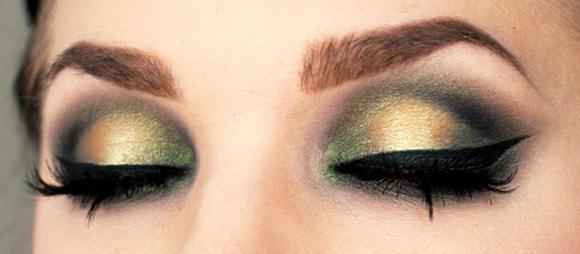 Яркий макияж для зеленых глаз фото