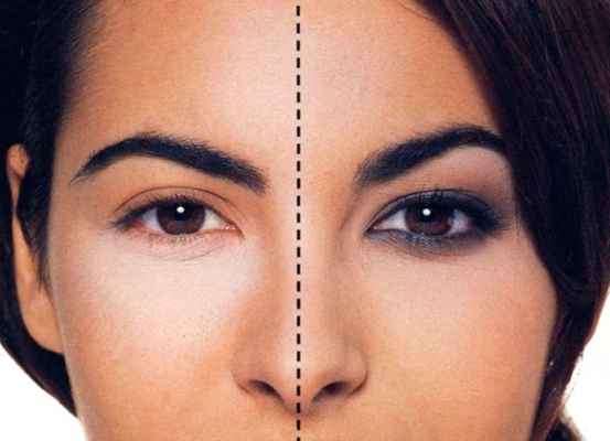 Макияж для увеличения глаз пошаговое фото до и после
