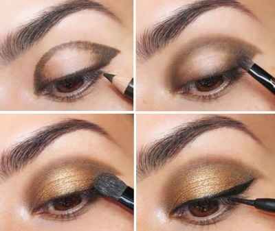 Способы растушевки теней в макияже глаз