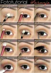 Ежедневный макияж для азиатских глаз