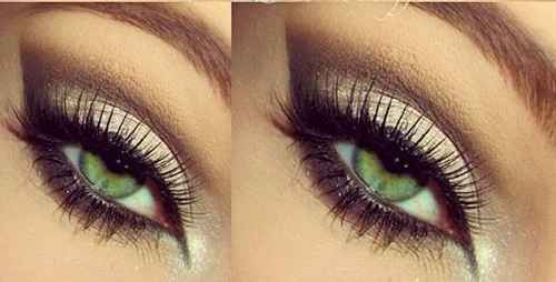 Макияж зеленые глаза вечерний макияж