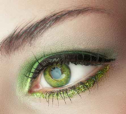 Палитра макияжа для зеленых глаз