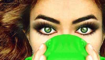 Как выделить глаза с помощью макияжа зеленые