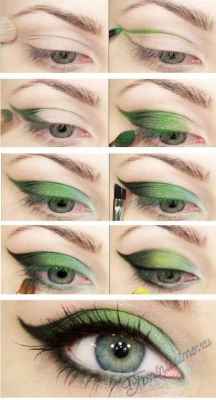 Макияж для рыжих с зелеными глазами фото