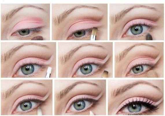 Как правильно красить нижнюю часть глаза