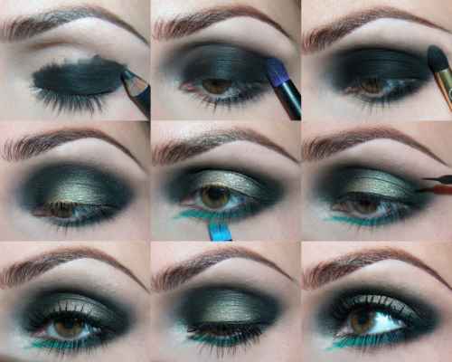 Как сделать лёгкий макияж для карих глаз